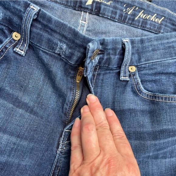 7 For All Mankind A pocket jeans size 30 - Picture 9 of 13
